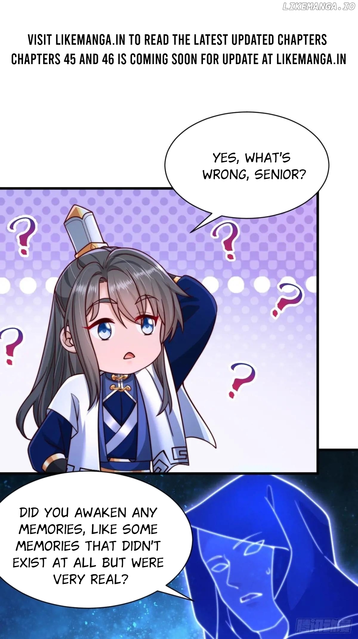 After Confessing To The Beautiful Ancestor, Am I Invincible? Chapter 44 - page 1